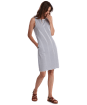 Women's Barbour Dalmore Stripe Dress - White / Navy