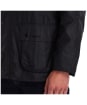 Men's Barbour Ashby Waxed Jacket - Black