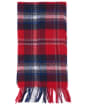 Barbour Rothwell Scarf - Red / Blue