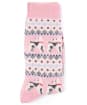Women’s Barbour Terrier Fairisle Socks - Pink