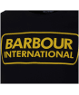 Men's Barbour International Essential Large Logo Tee - Black / Yellow