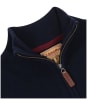 Men's Schoffel Lambswool ¼ Zip Sweater - Navy