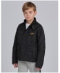 Boy's Barbour International Ariel Polarquilt Jacket, 10-15yrs - Black