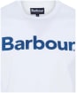 Men's Barbour Logo Tee - White