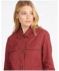 Women’s Barbour Saltwater Overshirt - Mulberry
