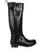 Women’s Holland Cooper Sherpa Lined Regency Wellingtons - Black Croc
