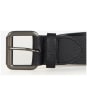 Barbour Allaton Leather Belt - Black Pebble