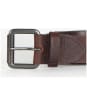 Barbour Allaton Leather Belt - Dark Brown Leather