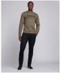 Men's Barbour International Large Logo Sweater - DUSKY KHAKI