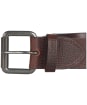 Barbour Allaton Leather Belt - Dark Brown Leather