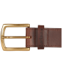 Men’s Barbour Tartan Piped Belt - Brown