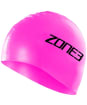 Zone3 Silicone Swim Cap - 48G - Neon Pink