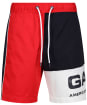 Men’s GANT Blocked Retro Shield Shorts - Bright Red