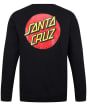 Santa Cruz Dot Chest Crew - Black