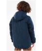 Boy's Barbour Hooded Liddesdale Quilted Jacket - Navy