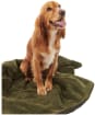 Dog Bone Quilted Blanket                      - Dark Olive