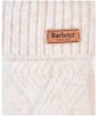 Women's Barbour Montrose Knitted Gloves - Oatmeal
