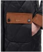 Women’s Barbour Mickley Quilted Jacket - Black / Ancient 