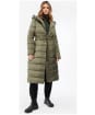 Women's Barbour International Track Line Quilted Jacket - Dusky Khaki