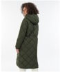 Women's Barbour Orinsay Quilted Jacket - Sage / Ancient Tartan