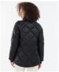 Women's Barbour Hoxa Quilted Jacket - Black / Ancient 