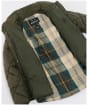 Women's Barbour Hoxa Quilted Jacket - Sage / Ancient Tartan