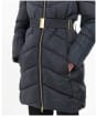 Women's Barbour International East Moor Quilted Jacket - Black