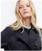 Women's Barbour Short Greta Showerproof Jacket - MIDNIGHT/ROSEWOO