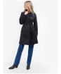 Women's Barbour Short Greta Showerproof Jacket - MIDNIGHT/ROSEWOO