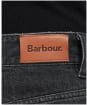 Women's Barbour Burne Mid Rise Straight Jeans - Black