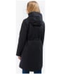 Women's Barbour Bowlees Waterproof Jacket - Dark Navy / Dress Tartan