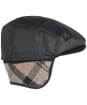 Men's Barbour Cheviot Tartan Cap - BLACK/WINTER DRE