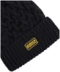 Men's Barbour International Drift Cable Beanie - Black