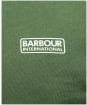 Men's Barbour International Small Logo Hoodie - KOMBU GREEN
