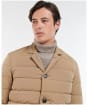 Men's Barbour Canning Quilted Jacket - SAND/GREY STONE
