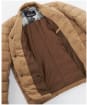 Men's Barbour Canning Quilted Jacket - SAND/GREY STONE