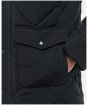 Men's Barbour Moben Quilted Jacket - BLACK/GREY STONE