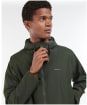 Men's Barbour Hooded Domus Waterproof Jacket - SAGE/CLASSIC