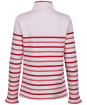 Women’s Crew Clothing Half Button Sweatshirt - Lilac Stripe