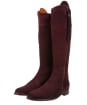 Women's Fairfax & Favor Flat Regina Boots - Plum Suede