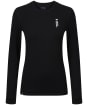 Women’s Mons Royale Cascade Merino Flex 200 Long Sleeved T-Shirt - Black