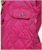 Girl's Barbour International Quilted Jacket, 2-9yrs - Cherry