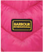 Girl's Barbour International Cosford Quilt - CERISE/CERISE TE