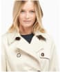 Women's Barbour Short Greta Showerproof Jacket - BLANC/ANCIENT PO