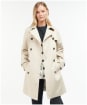 Women's Barbour Short Greta Showerproof Jacket - BLANC/ANCIENT PO