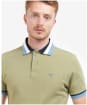 Men's Barbour Finkle Polo - Bleached Olive