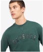 Men's Barbour Debson Crew Sweatshirt - Green Gables