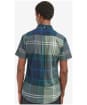 Men's Barbour Douglas S/S Tailored Shirt - Kielder Blue Tar