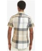 Men's Barbour Douglas S/S Tailored Shirt - AMBLE SAND TARTA
