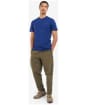 Men's Barbour Stainton Stripe T-Shirt - Inky Blue